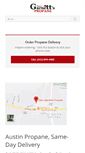 Mobile Screenshot of garnettspropane.com